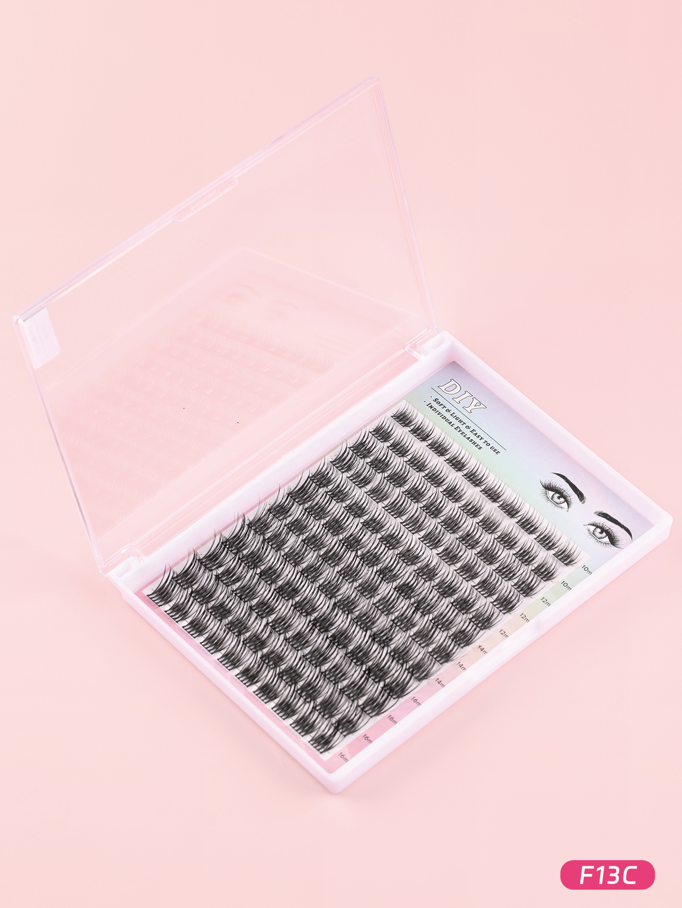 3-Second Lash Upgrade C/D-Curl Cluster Lashes for Every Eye Shape-F13 thumbnail