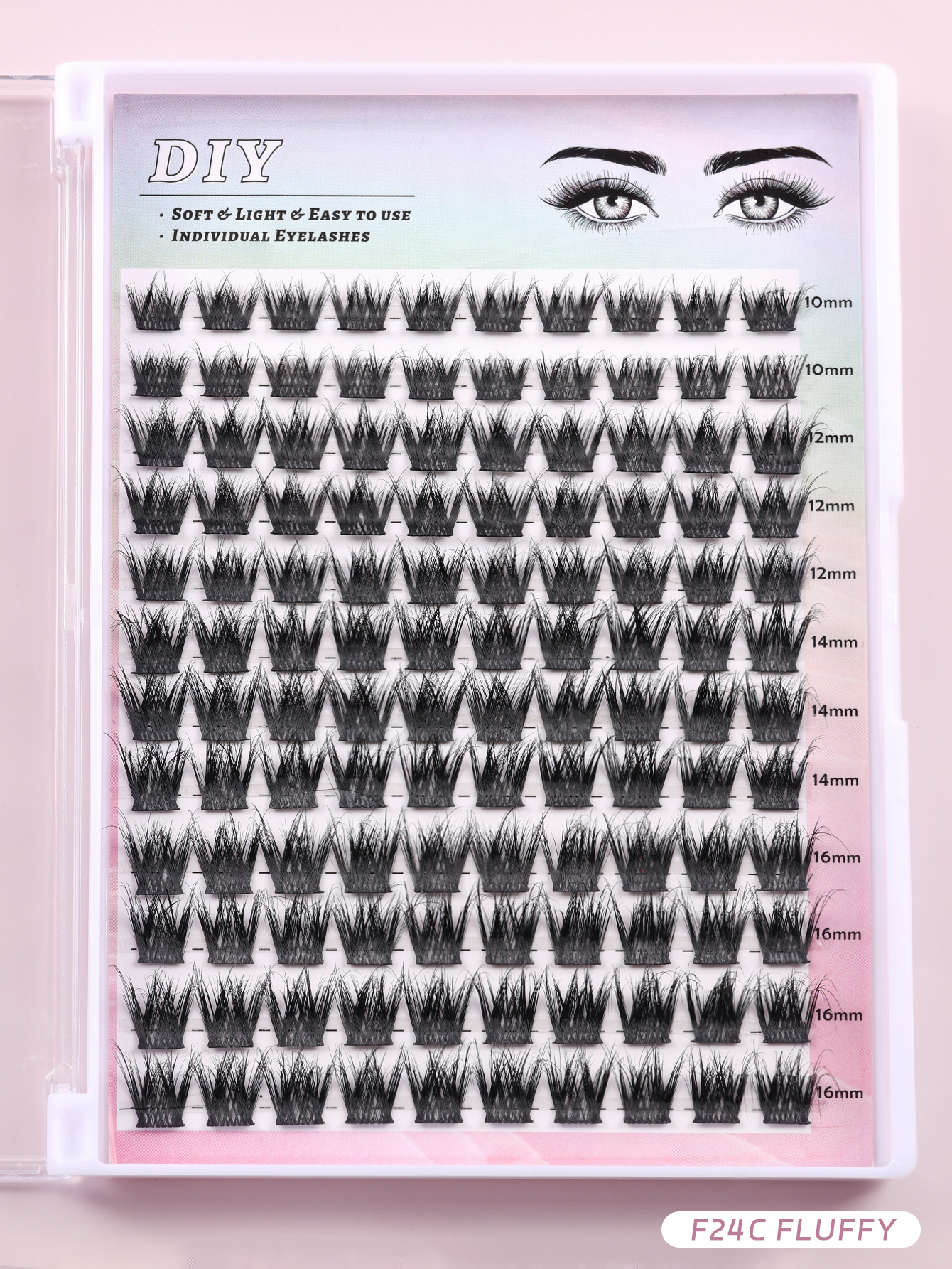 2025’s Hottest Trend Customizable DIY Lash Clusters-F24