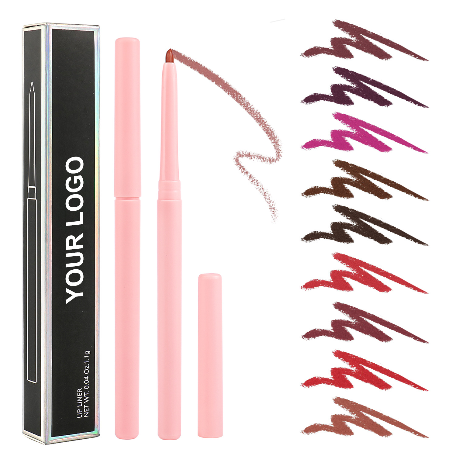 Creamy Lip Liner – 15 Color Options, Long-Lasting & Smudge-Proof
