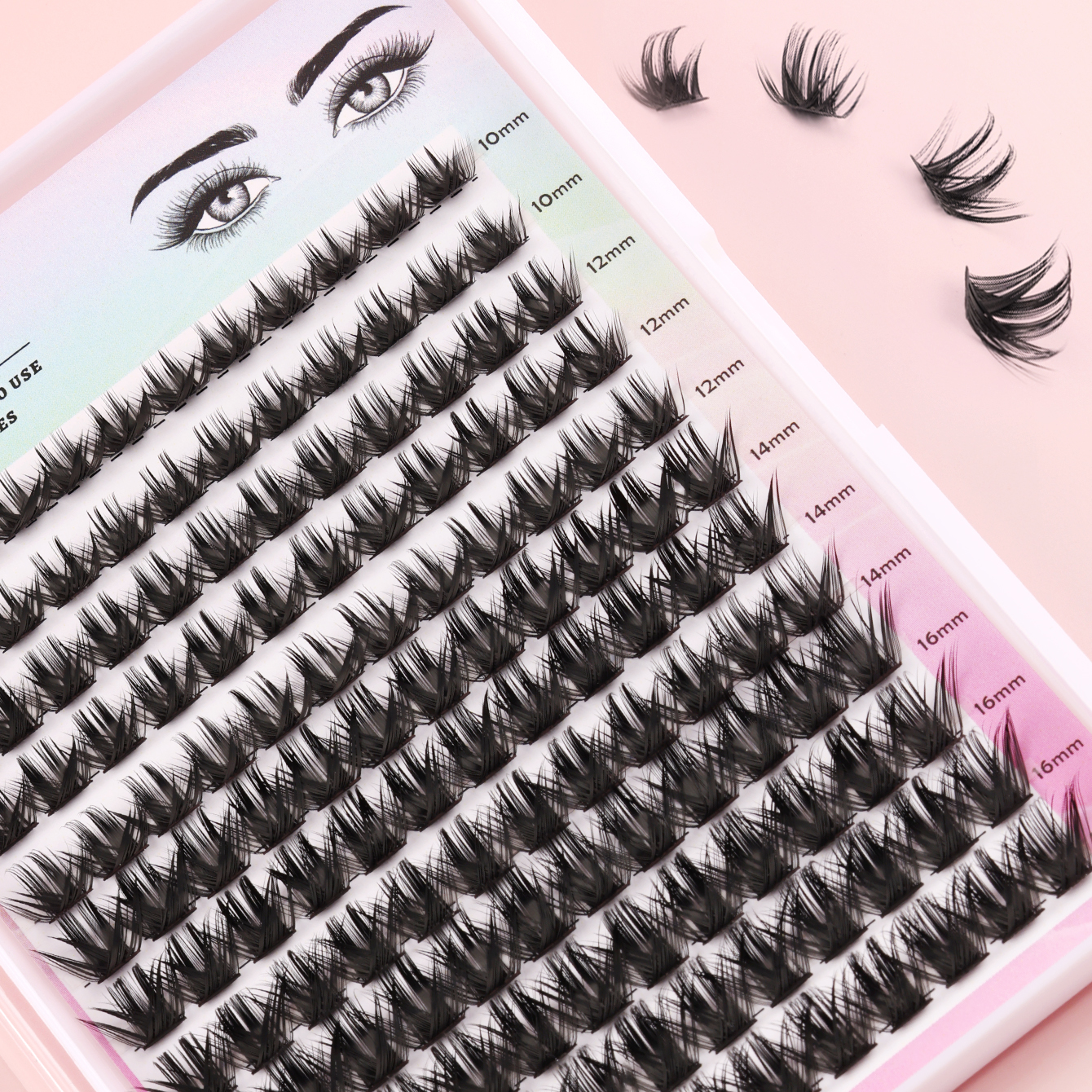 Dramatic D-Curl Segment Lashes - Insta-Glam Eye Transformation-F11 thumbnail