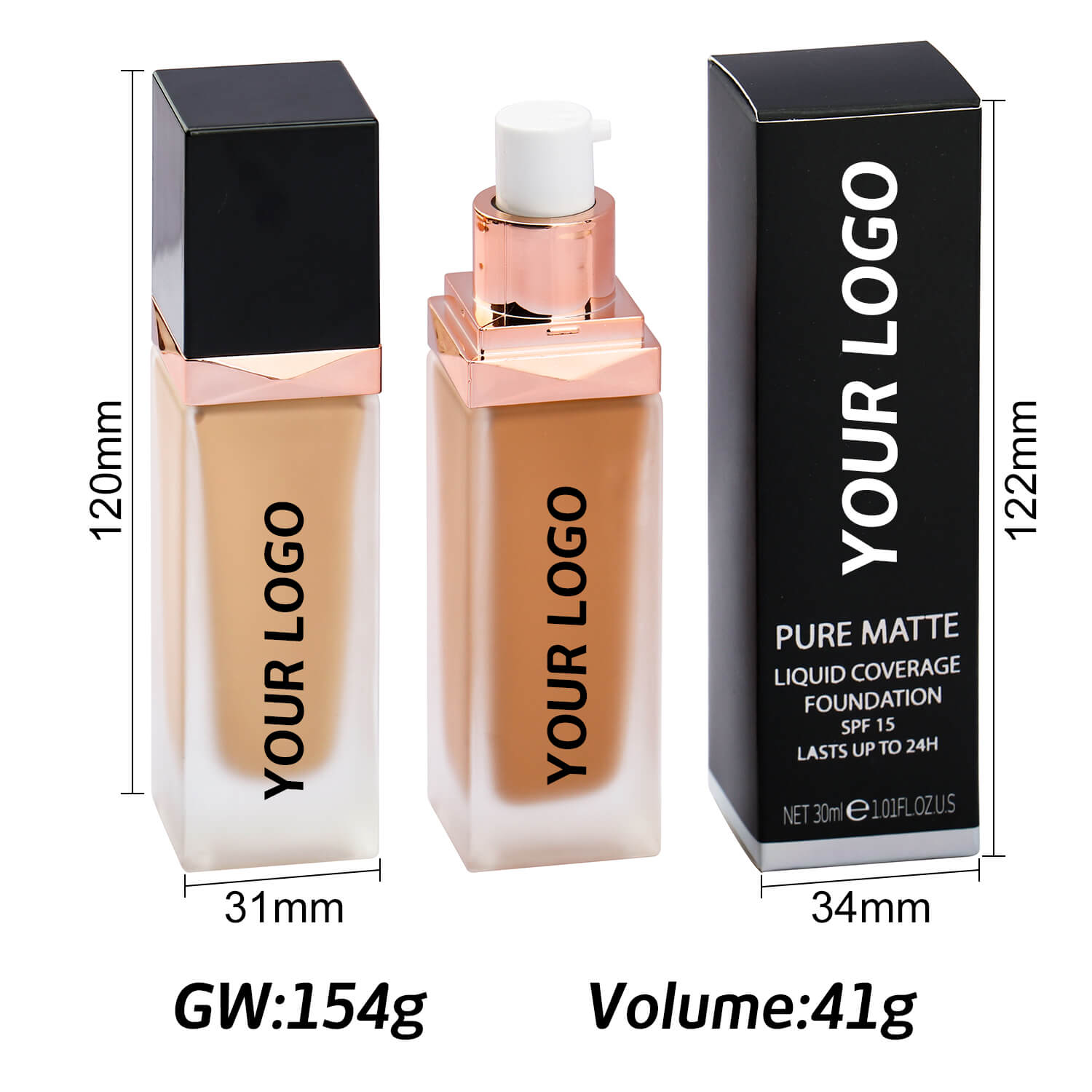 Pure Matte Liquid Coverage Foundation – AcelifeBeauty thumbnail