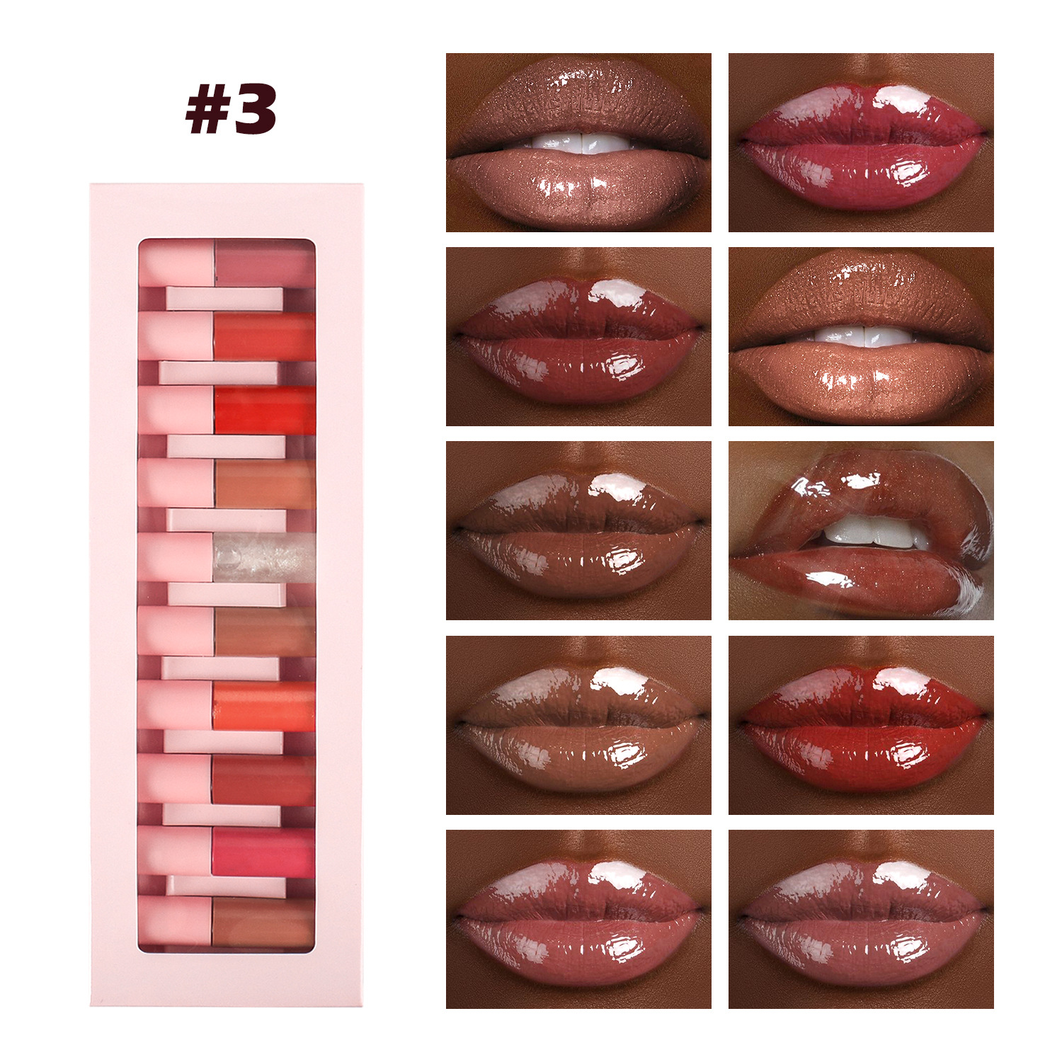 Clear Lip Gloss Universal Gloss Lip Gloss Set