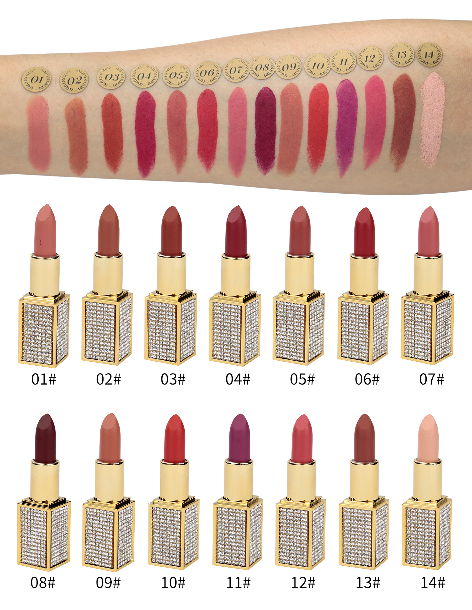 Velvet Matte Lipstick - 12H Transfer-Proof & Hydrating thumbnail