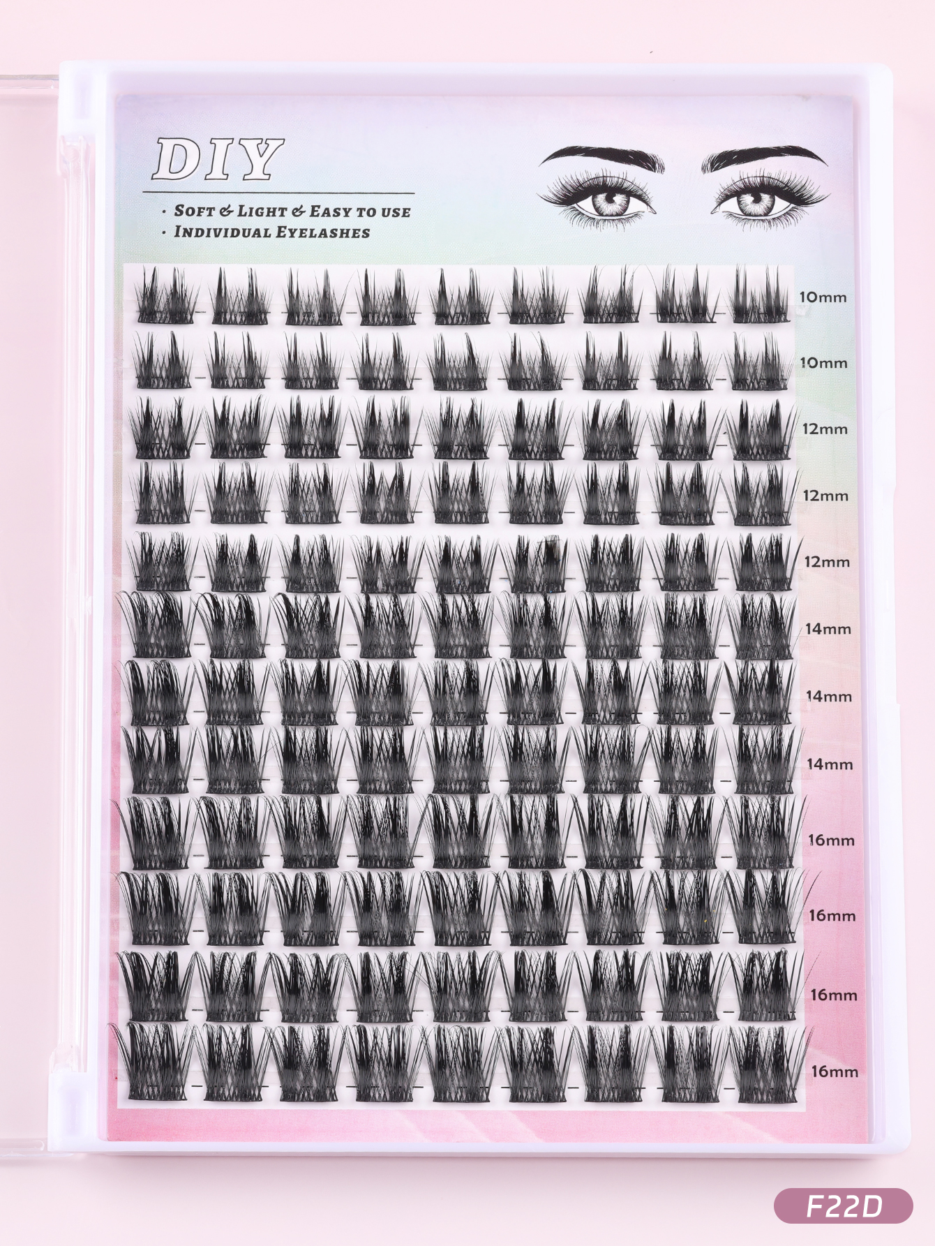 3D Fluffy Lashes in Minutes – DIY Cluster Magic-F22