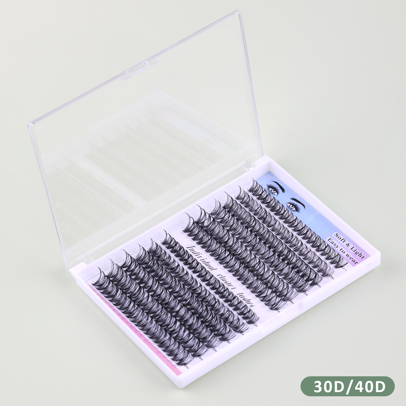 Reusable DIY Cluster Lashes – 20+ Wears Per Set 30D/40D thumbnail