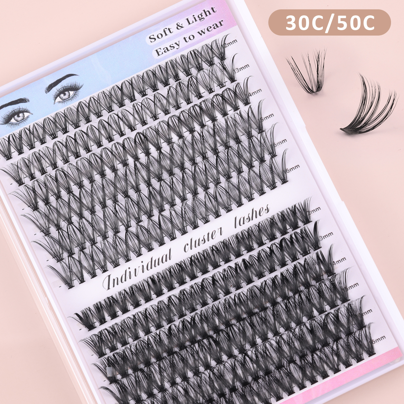 Lash Like a Pro DIY Cluster Extension Kit 30C/50C