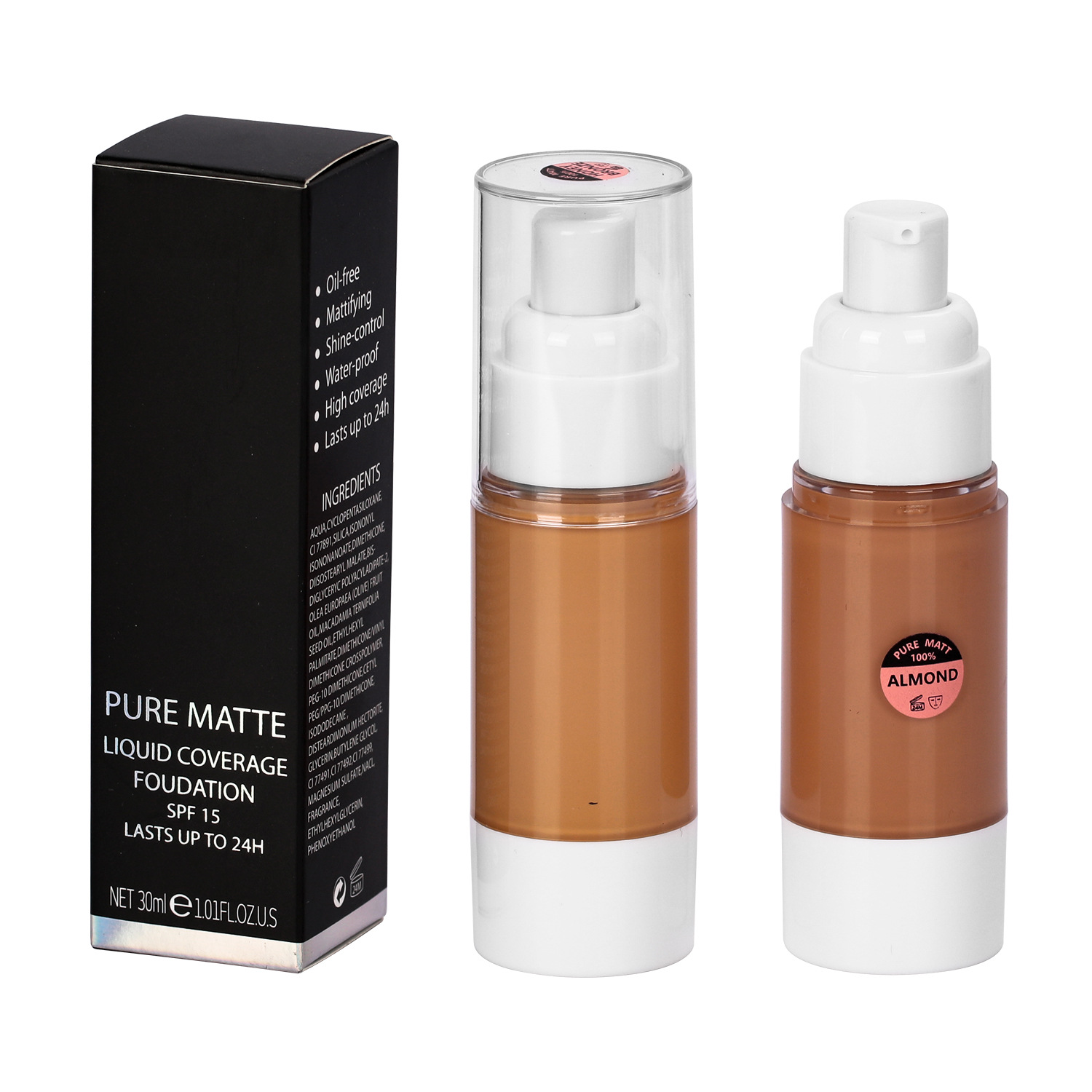 Pure Matte Liquid Coverage Foundation Matte Flawless Unstoppable